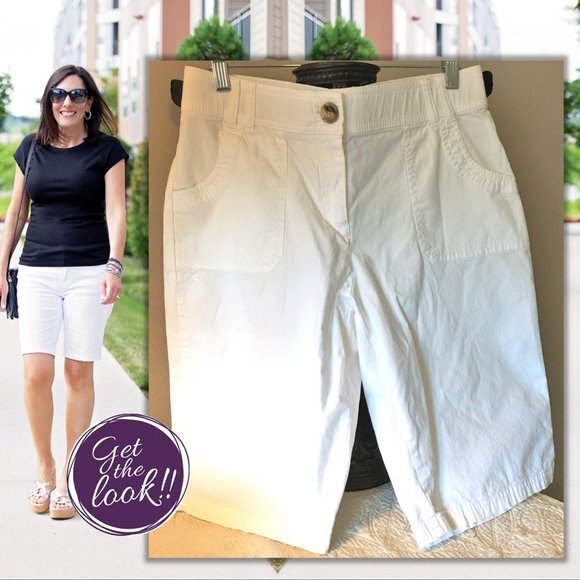 Counterparts Pants - COUNTERPARTS Slimming Sensations Bermuda Shorts  8